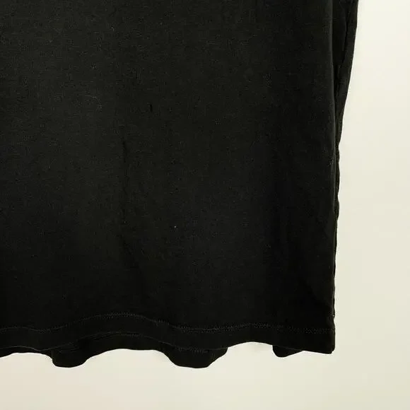 Adidas Originals Womens Small Black Trefoil TShirt Dress Short Sleeve Crew Neck - Picture 4 of 8